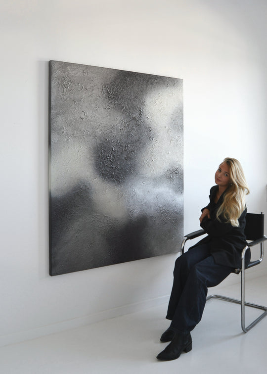 Olivia Juul Studio Kunst til væggen i Danmark. Abstrakt og minimalistisk kunst fra Kunstner Olivia Juul i rolige farver