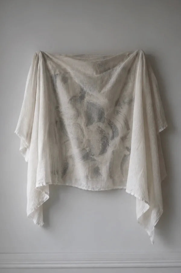 A new limited artwork, still veiled under a sheet of raw gauze